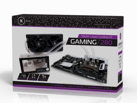 EK Water、5インチベイリザーバーを採用する組み立て式水冷キット「Gaming Series kit」発売