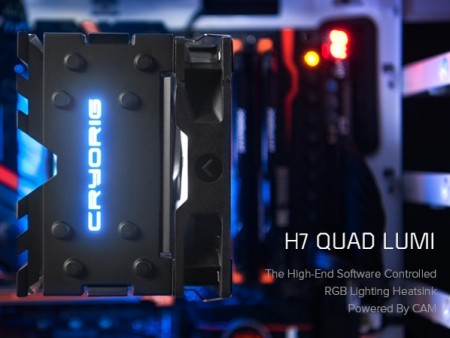RGBライティング対応サイドフロー、CRYORIG「H7 Quad Lumi」国内発売日と価格が確定