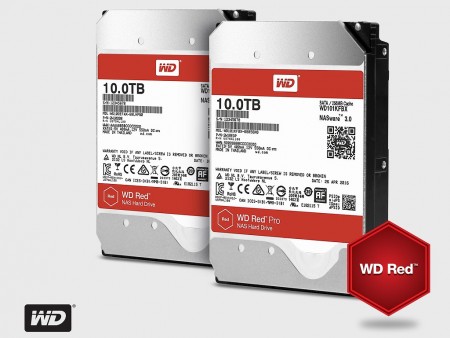 Western Digital、NAS向け高信頼HDD「WD Red/Red Pro」に10TBモデル追加