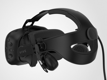 「HTC VIVE」の音響をアップグレードする「デラックスオーディオストラップ」が来月発売