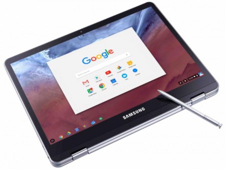 Samsung、Core m3搭載の12.3型コンパーチブル対応「Chromebook Pro」発売