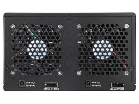 2.5インチドライブを8台接続できるSASストレージケース、SilverStone「TS821S」