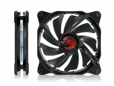 256色マルチカラー対応の汎用LEDリングファン、RAIJINTEK「AURA 12 RGB」