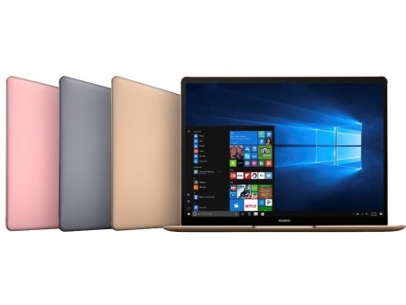 Huawei、厚さ12.5mmの2K対応13インチモバイルノート「MateBook X」など計3シリーズ発表