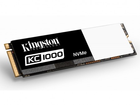 ランダム29万IOPSのエンスージアスト向けNVMe SSD、Kingston「KC1000 NVMe PCIe SSD」