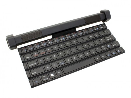 上海問屋、クルクル巻き取れるパンタグラフのBluetoothキーボードを発売