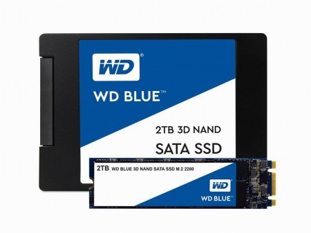 最大2TBをラインナップする、コンシューマ向け世界初の64層3D NAND SSD「WD Blue 3D NAND SATA SSD」