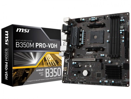 ビジネス用途にも向くAMD B350 MicroATXマザーボード、MSI「B350M PRO