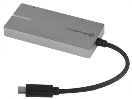USB3.1 Type-C接続の4ポートUSBハブ、SilverStone「SST-EP09C」