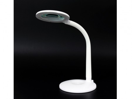 読書や細かい作業が楽になる、フレキシブルアーム式のLED拡大鏡が上海問屋から