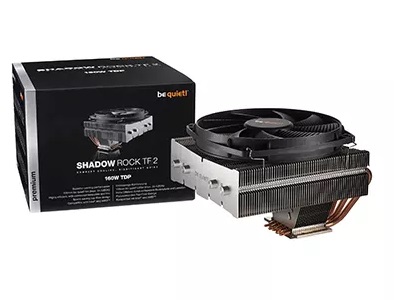 ノイズレベル11.9dBAの超静音トップフローCPUクーラー、be quiet!「SHADOW ROCK TF 2」