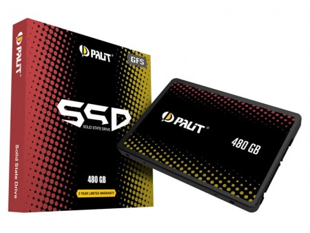MLC NAND採用SSD、Palit「GF-S」シリーズに480GBモデルを追加
