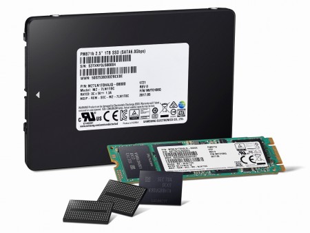 現行最速。業界初の64層256Gbit 3D TLC NANDフラッシュ、Samsungが量産開始