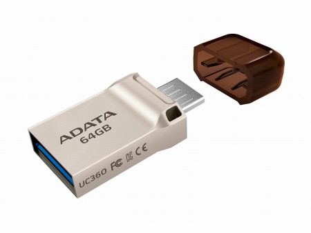 スマホ・タブレットに最適。デュアル端子搭載のUSBメモリ、ADATA「UC360/UC370」