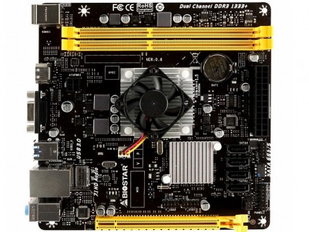 モバイル版クアッドコアAPU搭載のMini-ITXマザーボード、BIOSTAR「A68N-5600」