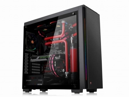 Thermaltake、アルミフェイスにRGBイルミネーション内蔵の魅せるミドルタワー「Versa C23 Tempered Glass RGB Edition」