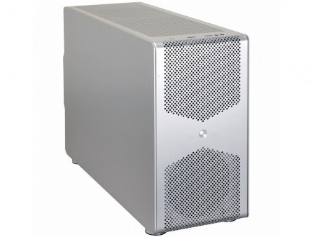 縦置き・横置き両対応のアルミ製MicroATX PCケース、Lian LI「PC-V320」