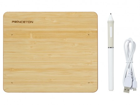 天板に天然素材を採用した新感覚ペンタブレット、プリンストン「WoodPad」発売