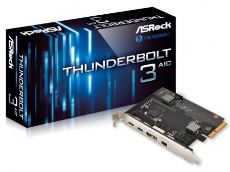 ASRock 200シリーズにThunderbolt 3を増設する拡張カード「Thunderbolt 3 AIC」