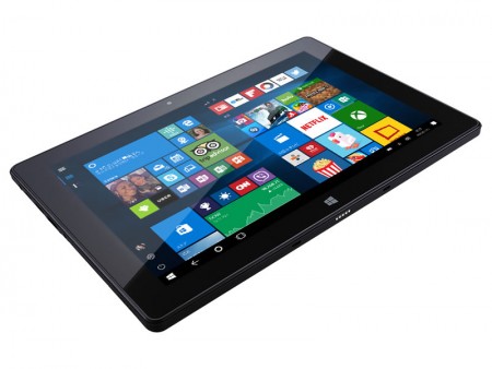 マウス、ノートスタイルにもなる10.1型Windows 10タブレット販売開始