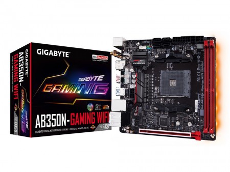 Ryzen対応のMini-ITXマザーボード、GIGABYTE「GA-AB350N-Gaming WIFI」