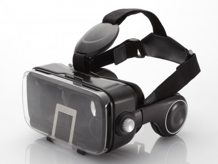 エレコム、ヘッドホン・イヤホンいらずの一体型VRゴーグル「P-VRGEH01」シリーズを発売