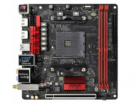 ASRock、Ryzen対応ゲーミングMini-ITXマザーボード「Fatal1ty X370 Gaming-ITX/ac」など2種、7月中旬発売