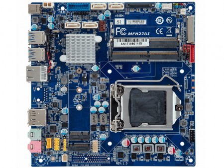 ACアダプタで駆動するThin Mini-ITXマザー、GIGABYTE「MFH27AI」