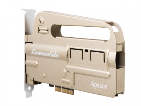 アサルトライフルデザインのPCIe3.0（x4） SSD、Apacer「PT920 COMMANDO」