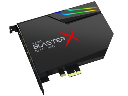 32bit/384KHz対応のESS製DAC搭載サウンドカード、Creative「Sound BlasterX AE-5」7月下旬発売