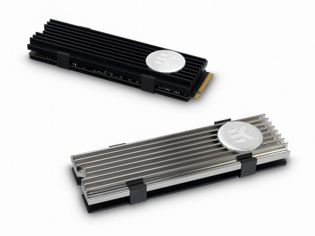 着脱が簡単なクリップ固定式M.2 SSDヒートシンク、EK Water Blocks「EK-M.2 NVMe Heatsink」