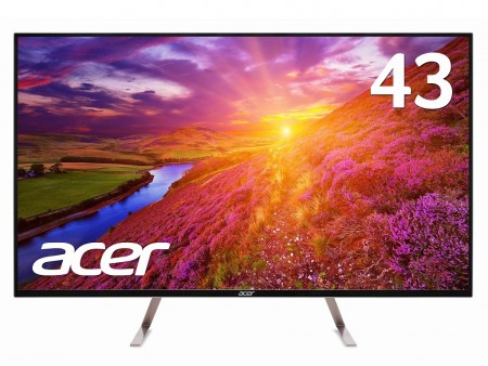 日本エイサー、HDR対応の43型4K液晶ディスプレイ「ET430Kwmiiqppx」など計4モデル