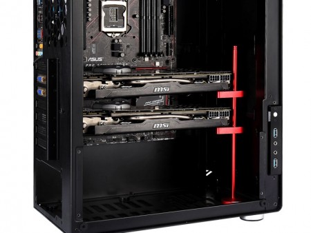 2枚のグラフィックスカードを支える、マグネット固定式VGAサポーター、JONSBO「VC-1」シリーズ