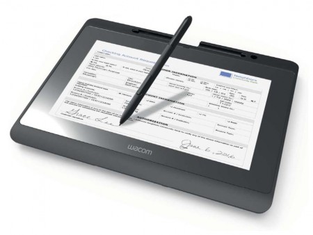 電子文書管理に最適なマルチタッチ対応10.1型フルHD液晶ペンタブレット、ワコム「DTH-1152」