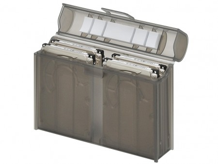 3.5インチなら1台、2.5インチなら4台収納できるSSD/HDD保管ケース、センチュリー「裸族の書庫」