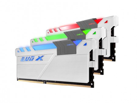 マザーボードのRGBコントロールに対応するDDR4メモリ、GeIL「DDR4 EVO X」シリーズ