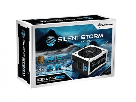 SHARKOON、ホワイト筐体採用の80PLUS BRONZE認証電源「SilentStorm Icewind」