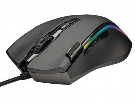 フルRGB LED搭載のゲーミングマウス、TRUST GAMING「GXT 188 LABAN RGB MOUSE」