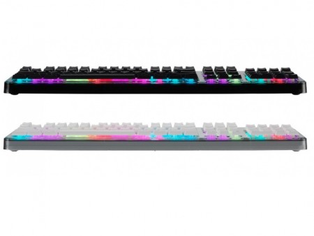 キーの深さが2段階に調整できる、独自静電スイッチ採用のゲーミングキーボード、i-Rocks「K70E RGB」