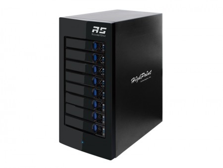 HighPoint、Thunderbolt 3対応の8ベイモデルなどRAIDエンクロージャー2種