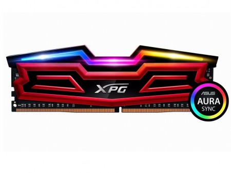 ASUS「AURA Sync」対応のRGB LED搭載DDR4メモリ、ADATA「XPG SPECTRIX D40」シリーズ
