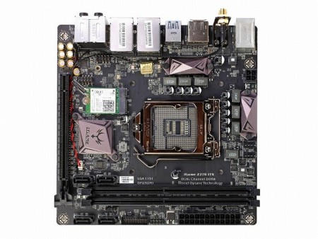 Colorful、デュアルギガビットLAN+無線LAN装備のZ270搭載Mini-ITXマザー「iGame Z270I-WF GAMING」