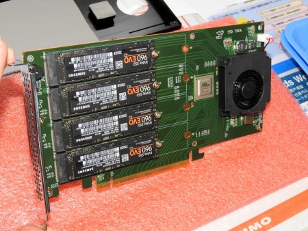 4枚のNVMe M.2 SSDを搭載できるRAIDカード、HighPoint「SSD7101A-1」が