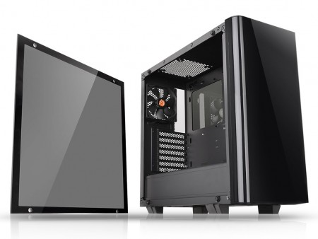 左右側面4mm厚強化ガラス採用のミドルタワー、Thermaltake「View 21 TG」8月4日発売