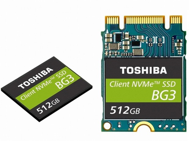 東芝、64層3D NANDを採用する1チップNVMe SSD「BG3」シリーズ