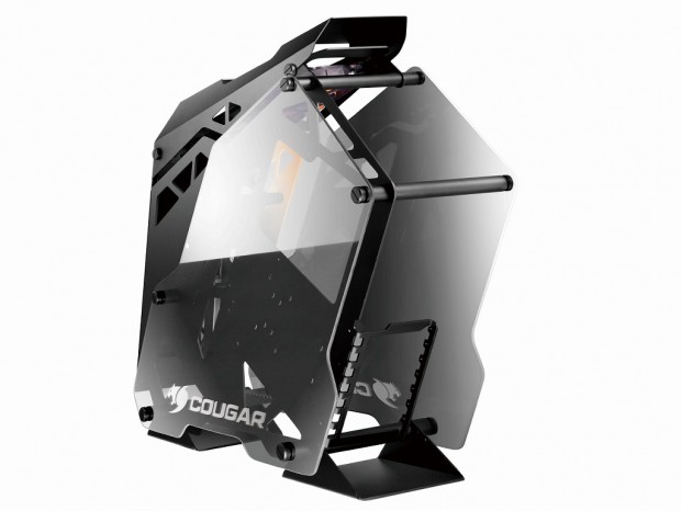 強化ガラスとアルミニウム採用のオープンフレームPCケース「COUGAR CONQUER」10日発売
