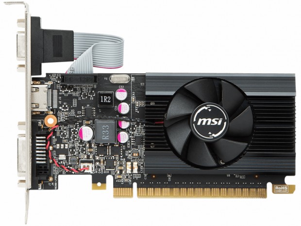 ビデオメモリにGDDR5を採用するロープロ対応GeForce GT 710がMSIから発売