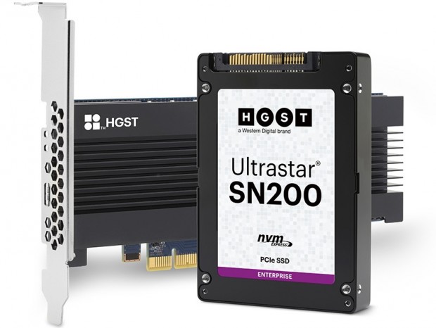 ウエスタンデジタル、ランダム120万IOPSのNVMe SSD「HGST Ultrastar SN200」