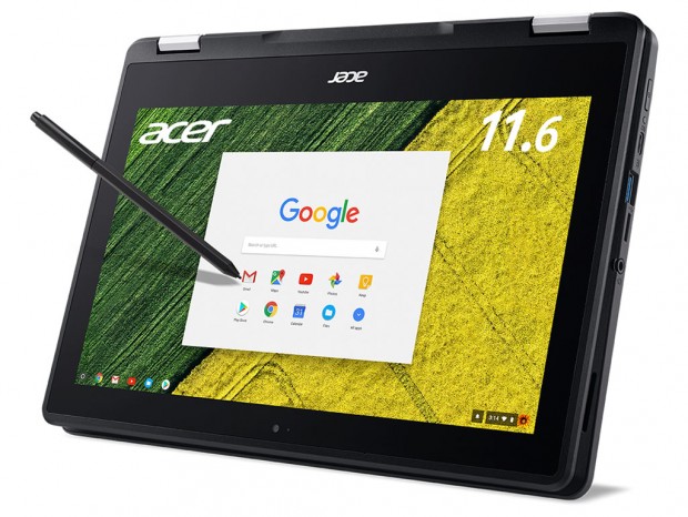 エイサー、ワコム製スタイラス入力対応の11.6型コンバーチブルChromebook
