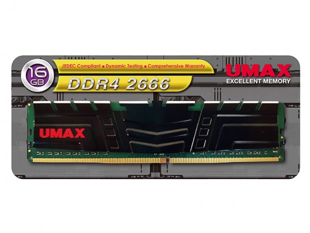 コスパと信頼性のUMAXから、2,666MHz動作のDDR4メモリ計6モデル。8月11日より順次発売